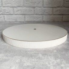 Підложка-сендвіч гофрована / біла / d-35 см 