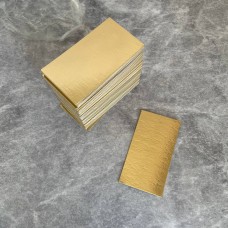 Підложка картонна золото/срібло для десертів 105х50 мм / 100 шт.