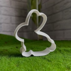 Вирубка пластикова "Зайчик" / Виріб 5,8х7,5 см