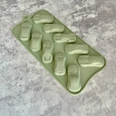Форма силіконова "Машинки" /  (10шт)  планшет 19,5х10,2см.
