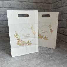 Пакет весільний / Солодкий подарунок / 19х23х12 см