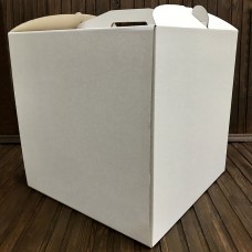 Коробка для торта / 350х350х350 / гофра / без вікна