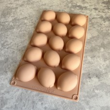 Форма cиліконова для євродесертів "Лимон" / планшет / 15 шт.