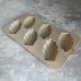 Форма силіконова "Мушля-мадлен" / планшет / 6 шт.(20,5х11,5см)