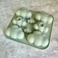 Форма силіконова хмари  / планшет / 8 шт./15х16см