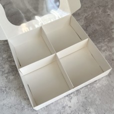 Перегородка 150х150х30 мм / 4 комірки / біла