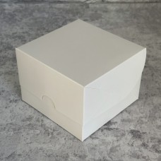 Коробка для десертів / 110х110х80 / біла / без вікна