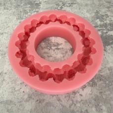 Молд силіконовий для торта "Вінок малина" / d-16,5см