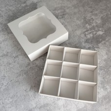 Перегородка 120х120х30 мм / 9 комірок / біла