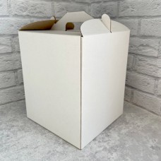 Коробка для торта / 250х250х300 / гофра / без вікна