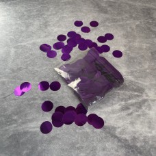 Конфеті "Кружечки" / d-15 мм / фіолетовий / 20 грам