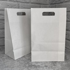 Пакет весільний / Білий / 19х23х12 см