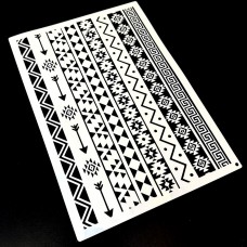 Трафарет-плівка "Украінський орнамент" / 21х30 см