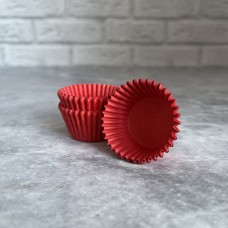 Форма паперова для цукерок 3b / 30х24 / червона / 50 шт.