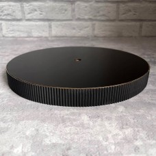 Підложка-сендвіч гофрована / чорна / d-30 см 