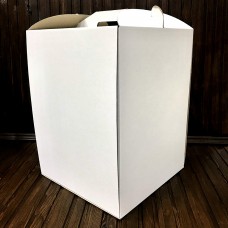 Коробка для торта / 300х300х400 / гофра / без вікна
