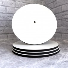 Підложка МДФ із отвором / біла / d-60 см