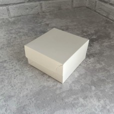 Коробка для десертів / 130х130х70 / біла / без вікна