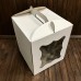 Коробка для торта / 250х250х300 / гофра / вікно