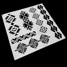 Трафарет-плівка "Украінський орнамент" / 30х30 см